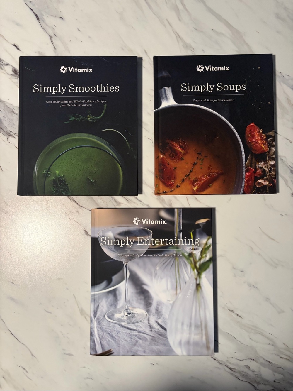 Vitamix Simply Cookbook Set-Simply Smoothies, Simply Soups & Simply Entertaining